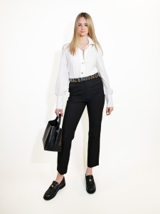 MONIQUE GARCONNE - KOSZULA Z ŁAŃCUSZKIEM