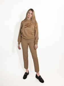 KARL LAGERFELD - BLUZA Z APLIKACJĄ