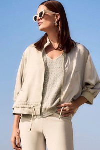 JOSEPH RIBKOFF - KURTKA BOMBER O LUŹNYM KROJU