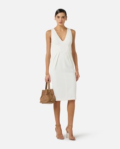 ELISABETTA FRANCHI  - SUKIENKA Z LEKKIEJ KREPY