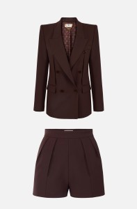 ELISABETTA FRANCHI  - GARNITUR Z LEKKIEJ KREPY