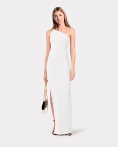 ELISABETTA FRANCHI  - SUKIENKA RED CARPET ŻAKARDOWA